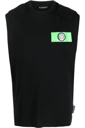 Philipp Plein Trägershirt mit Logo-Patch