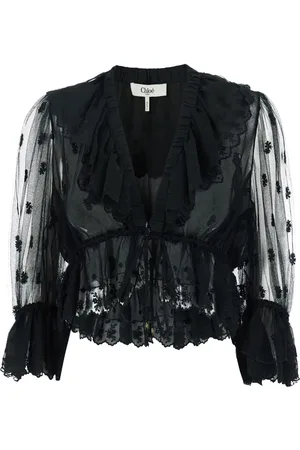 Chloé Bluse mit Rüschen