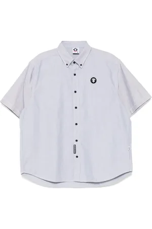 A Bathing Ape Hemd mit Logo-Patch