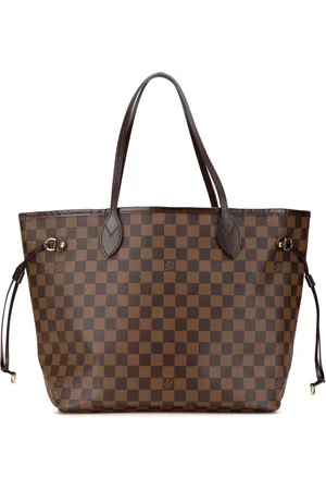 LOUIS VUITTON 2005 Damier Ebene Neverfull MM Shopper