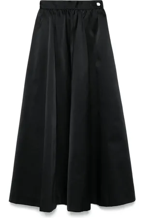 Saint Laurent 1970s Maxirock aus Satin