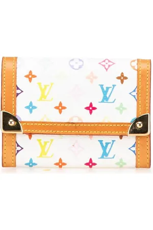 LOUIS VUITTON 2008 kleines Monogram Multicolore Porte Monnaie Plat Portemonnaie