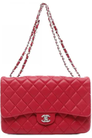 CHANEL 2014 gesteppte jumbo 3 Accordion Flap Schultertasche