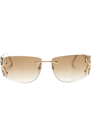 Cazal Sonnenbrille mit eckigem Gestell