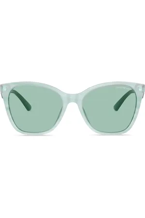 Emporio Armani Sonnenbrille mit geometrischem Gestell
