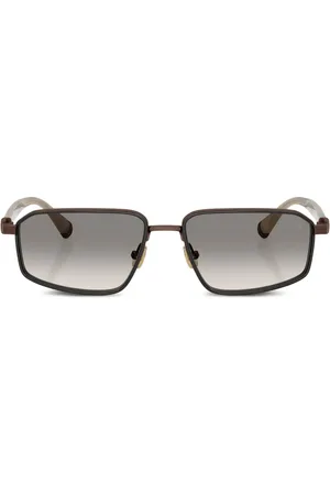 Brunello Cucinelli Sonnenbrille mit eckigem Gestell
