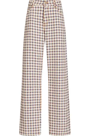 Etro Weite Hose mit Jacquardmuster