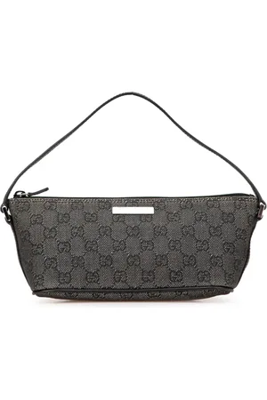 Gucci 2000-2015 GG Denim Boat Schultertasche
