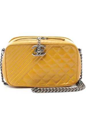 CHANEL 2014-2015 kleine Coco Boy Umhängetasche aus glasiertem Lammleder mit Steppung