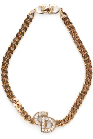 Dior CD Kettenarmband mit Strass