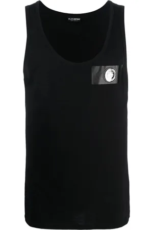 Philipp Plein Trägershirt mit Logo-Patch