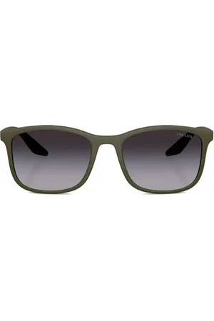 Prada Sonnenbrille mit eckigem Gestell