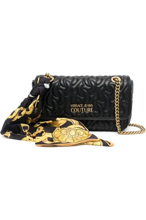 VERSACE Gesteppte Umhängetasche mit Logo