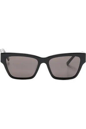 Balenciaga Eckige Brille mit Logo-Gravur
