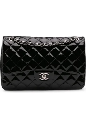 CHANEL 2011 Jumbo Classic Patent Double Flap shoulder bag
