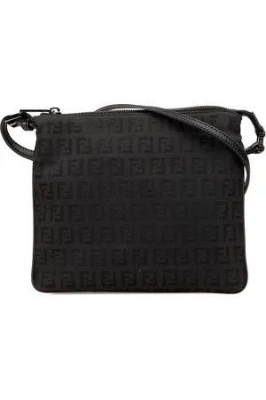 Fendi 2000-2010 Zucchino Canvas Umhängetasche