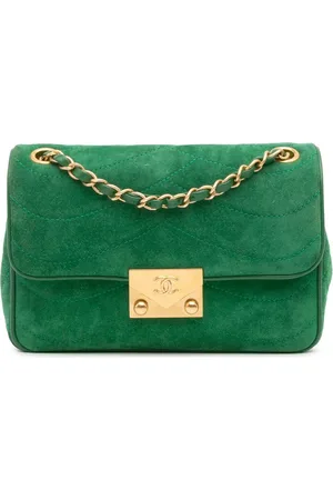 CHANEL 2015-2016 kleine Pagoda Flap Umhängetasche aus Wildleder und Lammleder