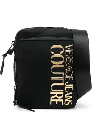 VERSACE Kuriertasche mit Logo-Schild