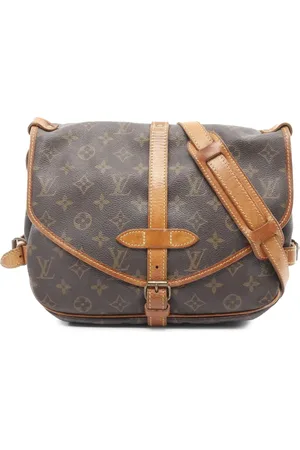 LOUIS VUITTON 1992 Monogram Saumur Umhängetasche 30cm
