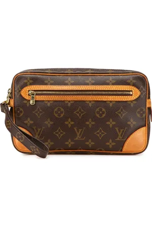 LOUIS VUITTON 2002 Monogram Marly Dragonne GM Clutch
