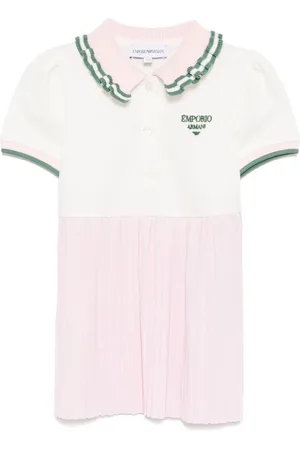 Emporio Armani Piqué-Kleid mit Polokragen
