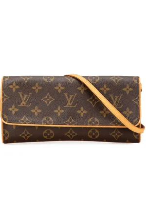 LOUIS VUITTON 2000 Monogram Pochette Twin GM Umhängetasche