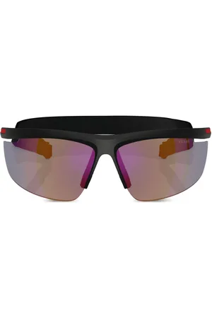 Prada Sonnenbrille mit Shield-Gestell