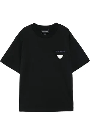 Emporio Armani T-Shirt mit Logo-Patch