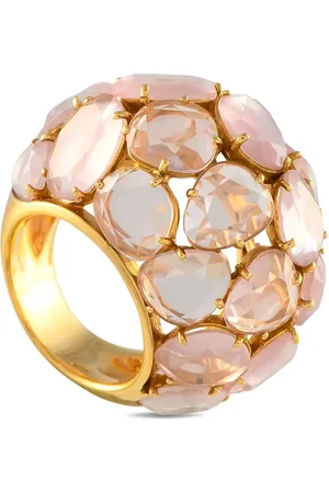 Pomellato 18kt Capri Gelbgoldring mit Rosenquarz