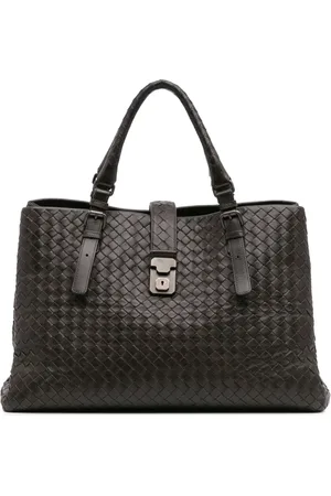 Bottega Veneta 2011 mittelgroße Intrecciato Roma Tote Bag aus Nappaleder