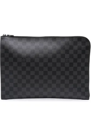 LOUIS VUITTON 2020 Damier Graphite Pochette Jour GM Clutch