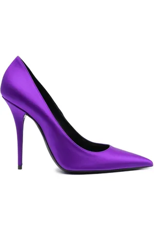 Saint Laurent Marylin Pumps aus Satin 110mm