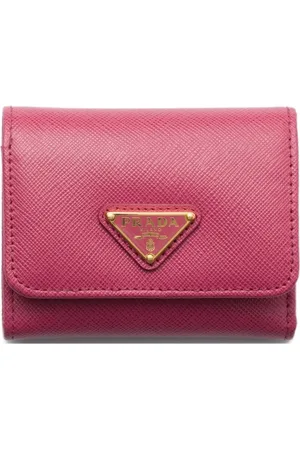 Prada Kleines Portemonnaie aus Saffiano-Leder