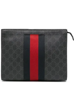 Gucci 2000-2015 GG Supreme Web Clutch