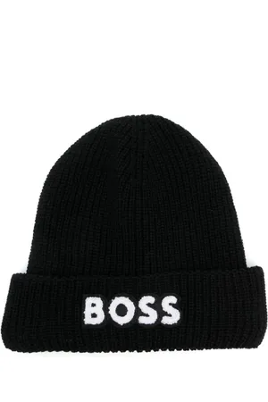 HUGO BOSS Beanie mit Logo-Stickerei