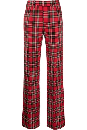 Alessandra Rich Hose mit Schottenkaro