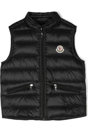 Moncler Gefütterte Weste mit Reißverschluss