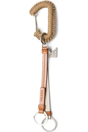 Prada Schlüsselanhänger mit Flechtmuster