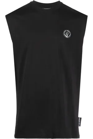 Philipp Plein Statement Trägershirt mit Logo-Patch