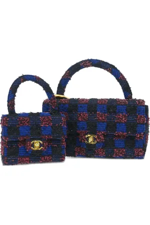 CHANEL 1992 Handtaschen-Set aus Tweed