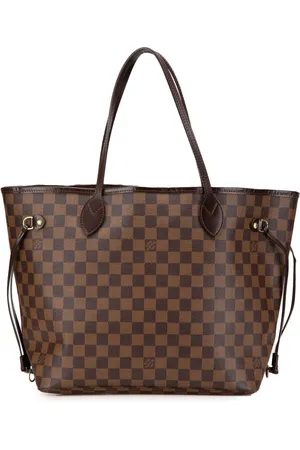 LOUIS VUITTON 2008 Damier Ebene Neverfull MM Shopper