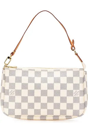 LOUIS VUITTON 2010 Damier Azur Pochette Accessoires Schultertasche