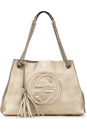 Gucci 2000-2015 mittelgroße Soho Chain Tote Bag aus Leder