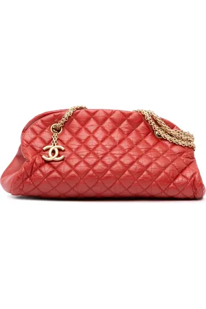 CHANEL 2010-2011 Medium Lambskin Just Mademoiselle Bowling Bag shoulder bag