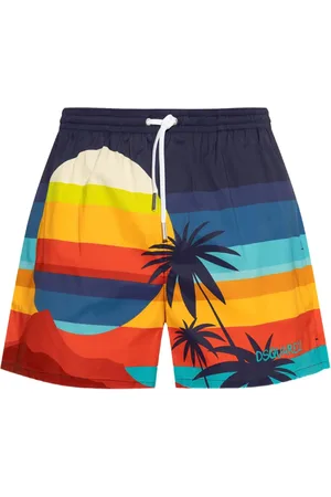 Dsquared2 Badeshorts mit grafischem Print