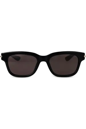 Alexander McQueen Sonnenbrille mit eckigem Gestell