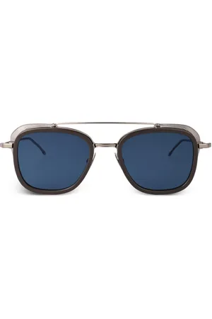 Thom Browne Sonnenbrille mit eckigem Gestell