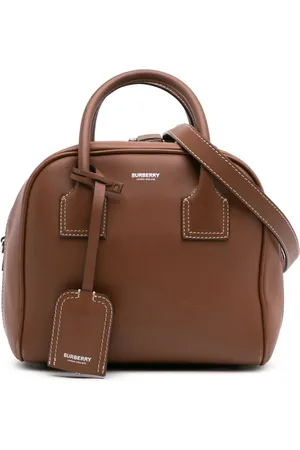 Burberry 2000-2017 kleine Cube Satchel-Tasche aus glattem Kalbsleder