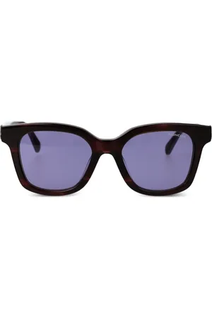 Moncler Sonnenbrille mit Logo-Schild