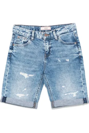 Guess Jeans-Shorts mit Logo-Patch